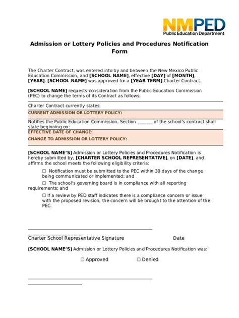 Weekly Lottery policies and procedures .